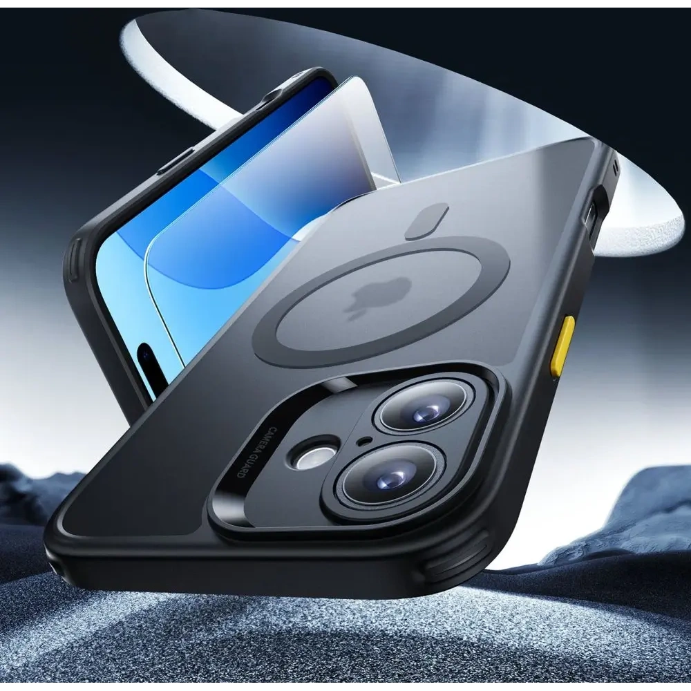 Etui + szkło  ESR Classic Pro Set Halolock MagSafe Apple iPhone 16 Frosted Black