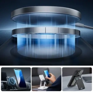 Kup ESR Classic Pro Set Halolock MagSafe Apple iPhone 16 Frosted Black - ESR876 - {ean13} - Sklep Home Screen