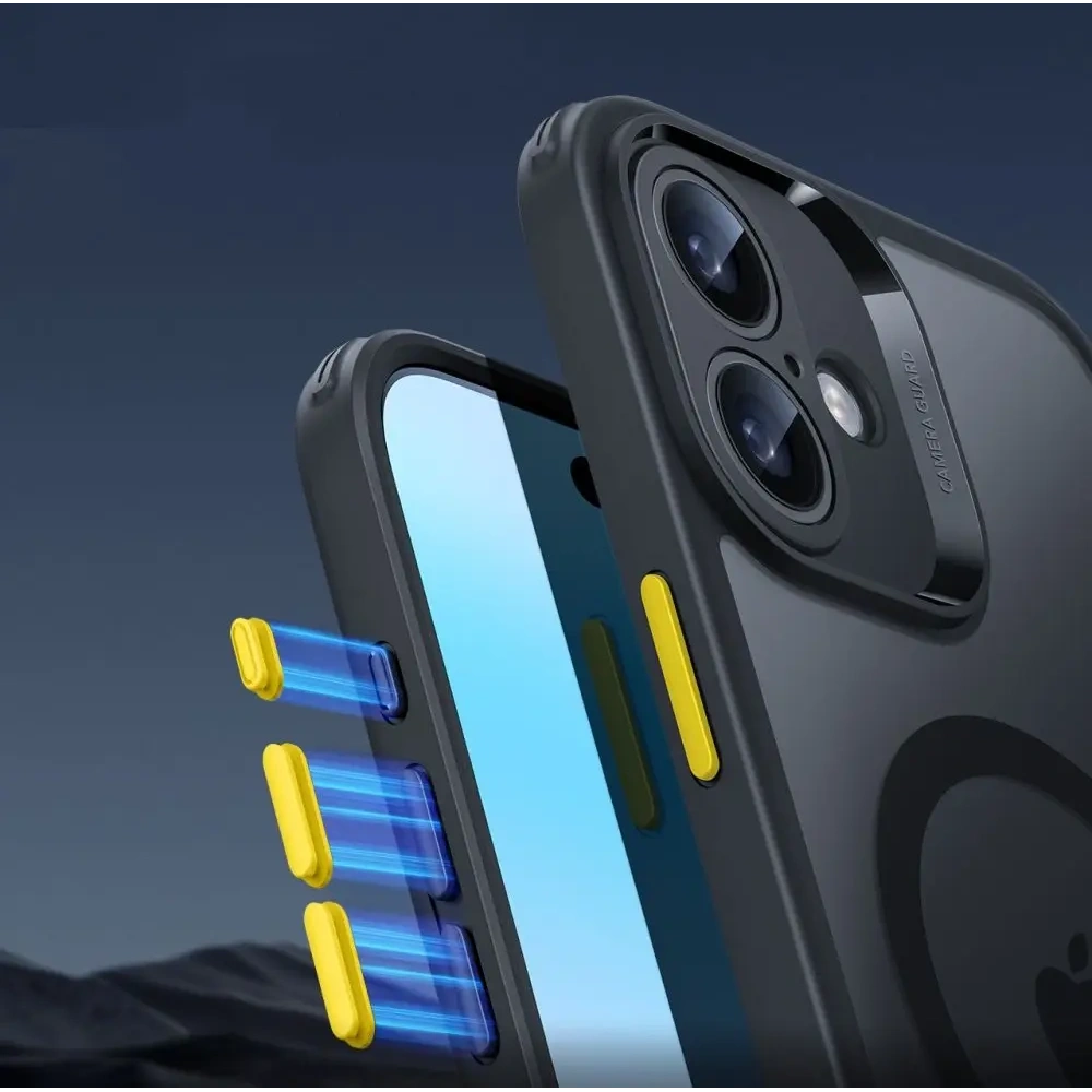 Etui + szkło  ESR Classic Pro Set Halolock MagSafe Apple iPhone 16 Frosted Black