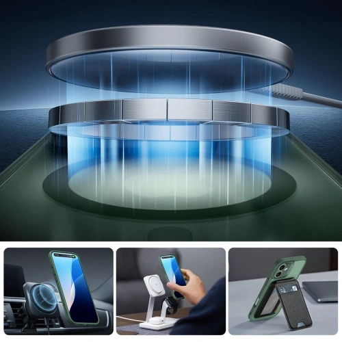 Buy ESR Classic Pro Set Halolock MagSafe Apple iPhone 16 Frosted Green - ESR877 - {ean13} - Home Screen Store Europe