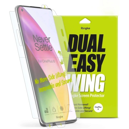 Kup Folia hydrogel Ringke Dual Easy Wing Full Cover OnePlus 8 [2 PACK] - RGK1176 - {ean13} - Sklep Home Screen