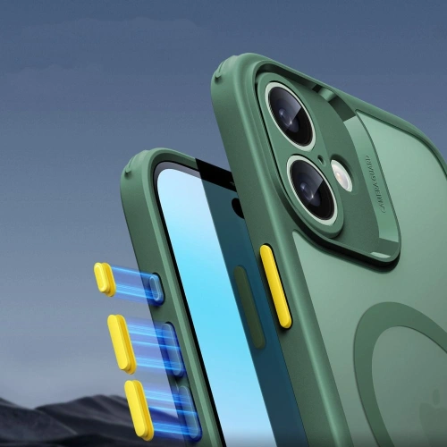 Kup Etui + sklo ESR Classic Pro Set Halolock MagSafe Apple iPhone 16 Frosted Green - ESR877 - {ean13} - Sklep Home Screen