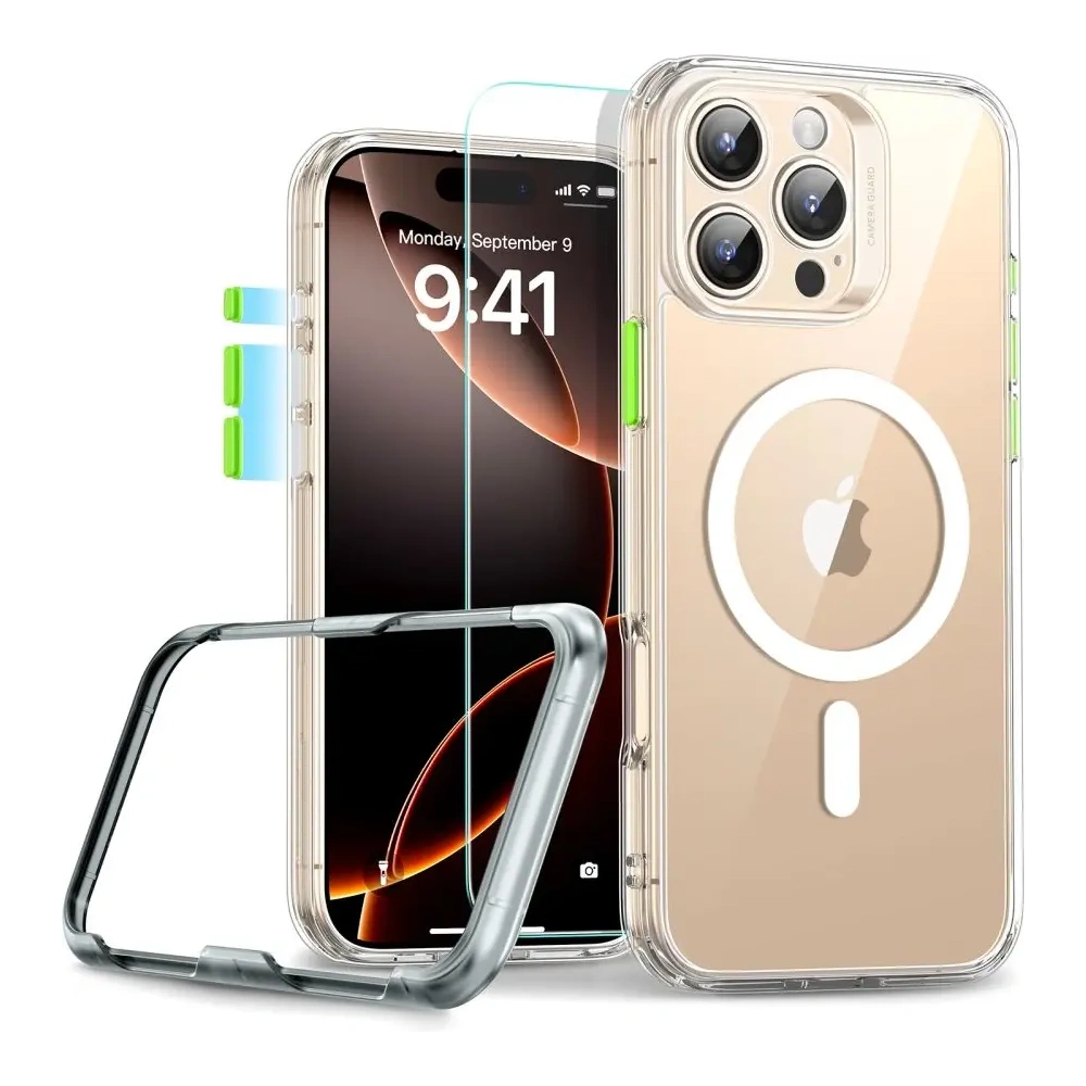 Etui + szkło  ESR Classic Pro Set Halolock MagSafe Apple iPhone 16 Pro Clear