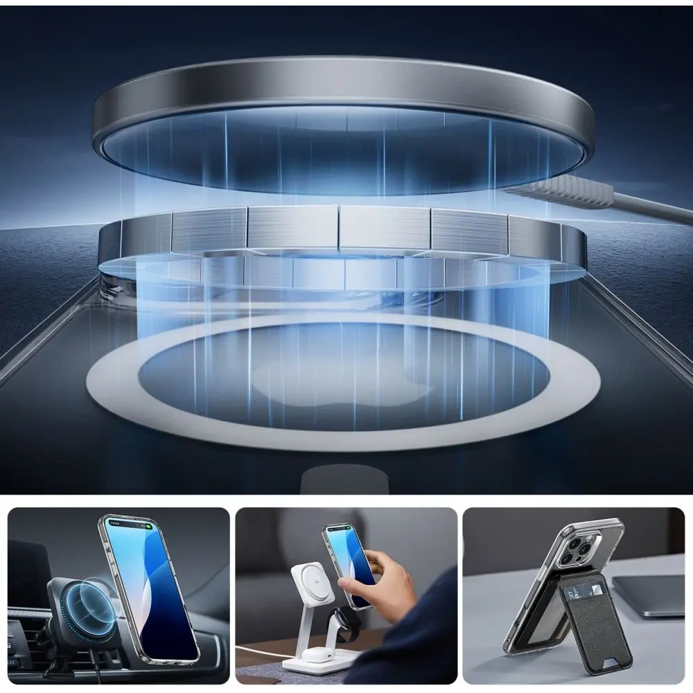 Etui + szkło  ESR Classic Pro Set Halolock MagSafe Apple iPhone 16 Pro Clear