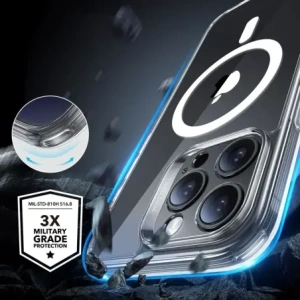 Kup Etui + szkło ESR Classic Pro Set Halolock MagSafe Apple iPhone 16 Pro Clear - ESR878 - {ean13} - Sklep Home Screen