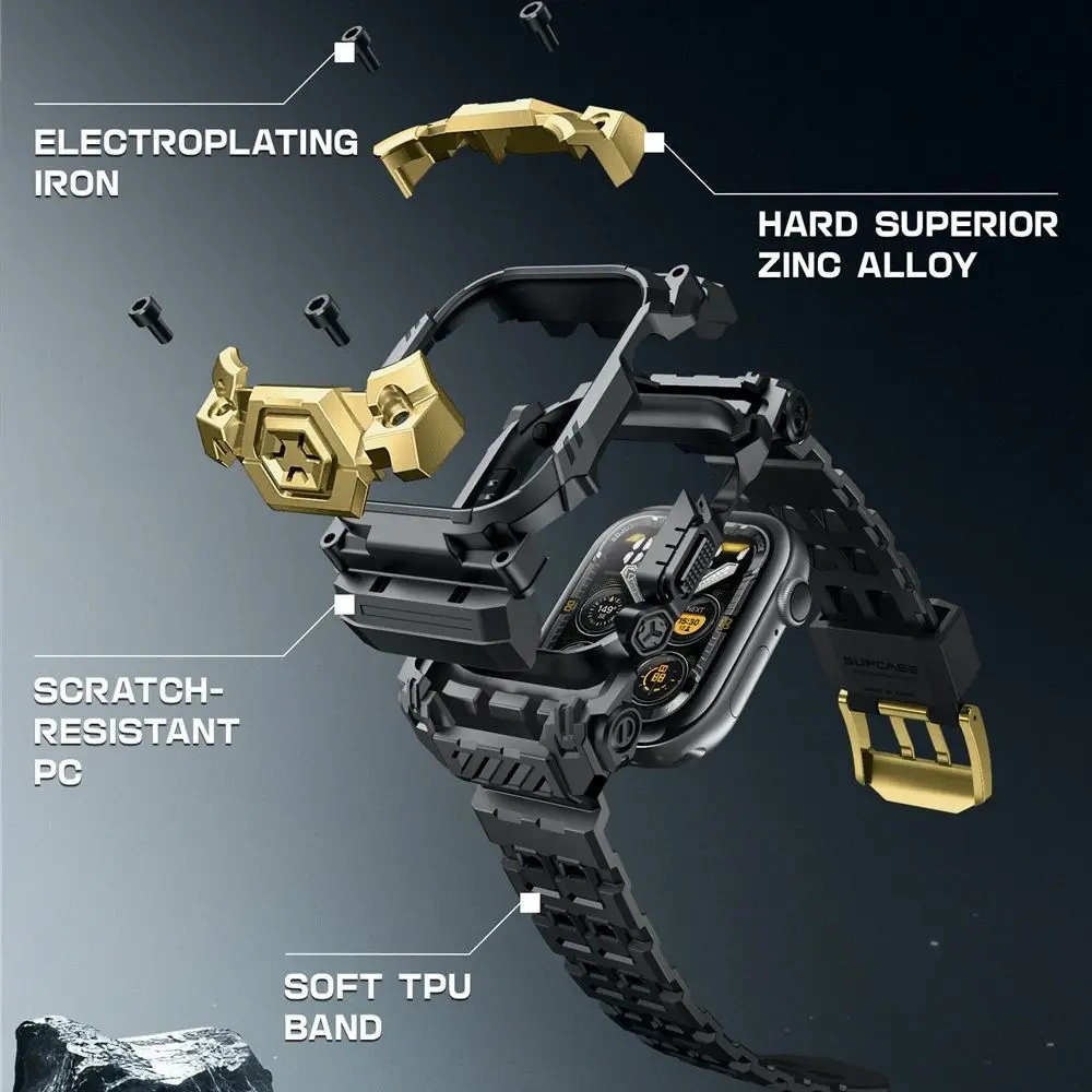 Etui Supcase Unicorn Beetle Ore Apple Watch 10 / 11 46mm Gold