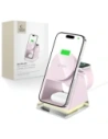 Ładowarka bezprzewodowa Tech-Protect QI15W-A43 3in1 Magnetic MagSafe Wireless Charger Baby Pink