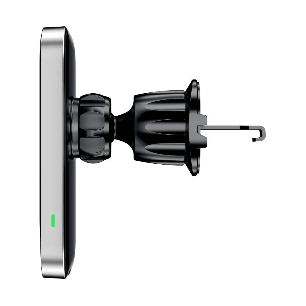 Uchwyt samochodowy na kokpit / do kratki z ładowarką bezprzewodową Tech-Protect MM15W-V9 Magnetic MagSafe Dashboard & Vent Car Mount Wireless Charger 15W Black