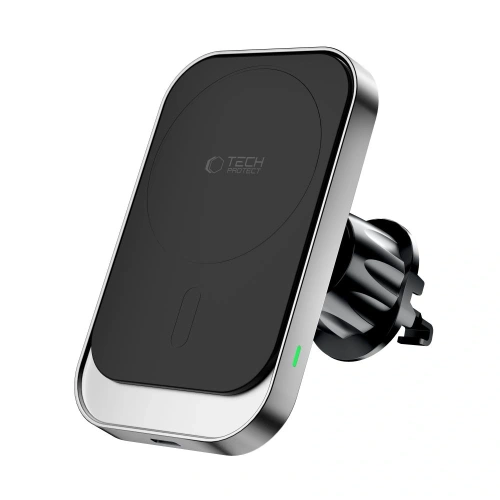 Buy Tech-Protect MM15W-V9 Magnetic MagSafe Dashboard & Vent Car Mount Wireless Charger 15W Black - THP3699 - {ean13} - Home Screen Store Europe