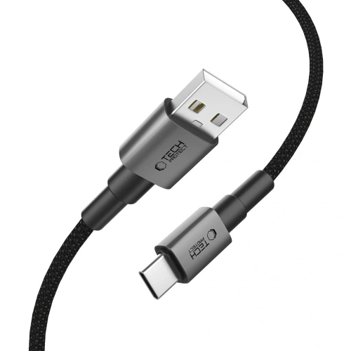 Kup Tech-Protect Cablu Ultraboost DNA USB-A / USB-C 15W/3A 100cm Gri Fier - THP3703 - {ean13} - Sklep Home Screen