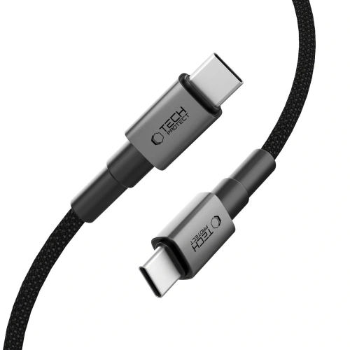 Kup Tech-Protect Ultraboost DNA USB-C / USB-C Kabel PD60W/3A 25cm Eisen Grau - THP3704 - {ean13} - Sklep Home Screen