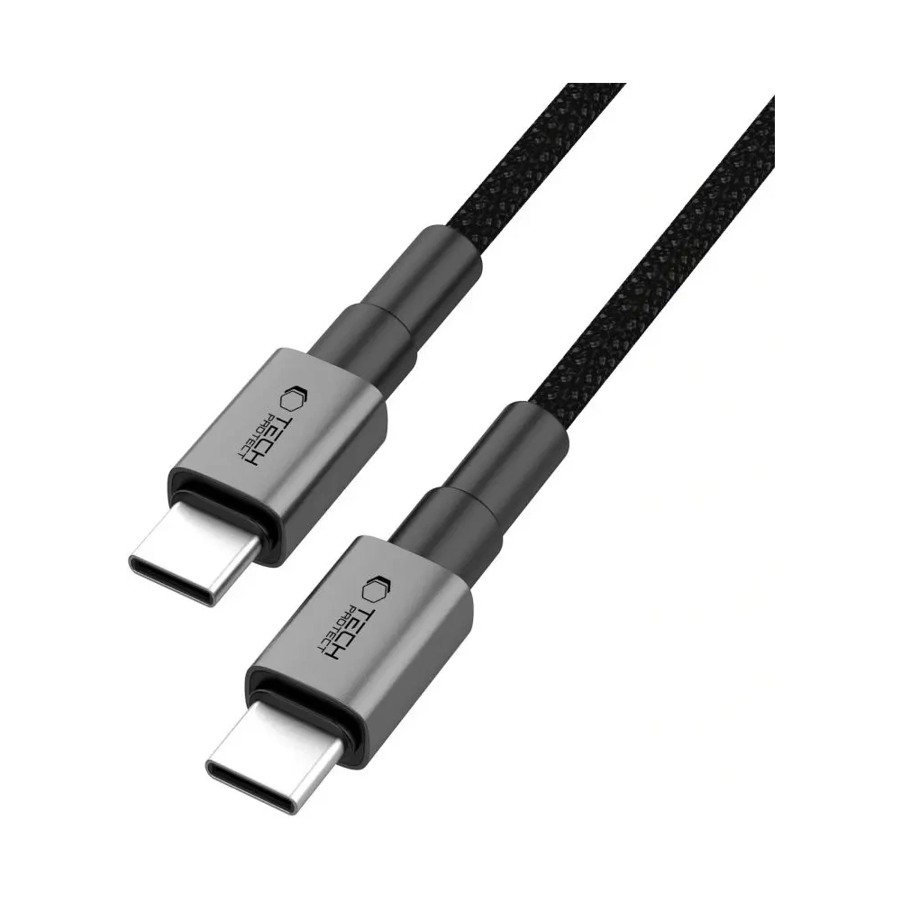 Kabel Tech-Protect Ultraboost DNA USB-C / USB-C Cable PD60W/3A 25cm Iron Grey