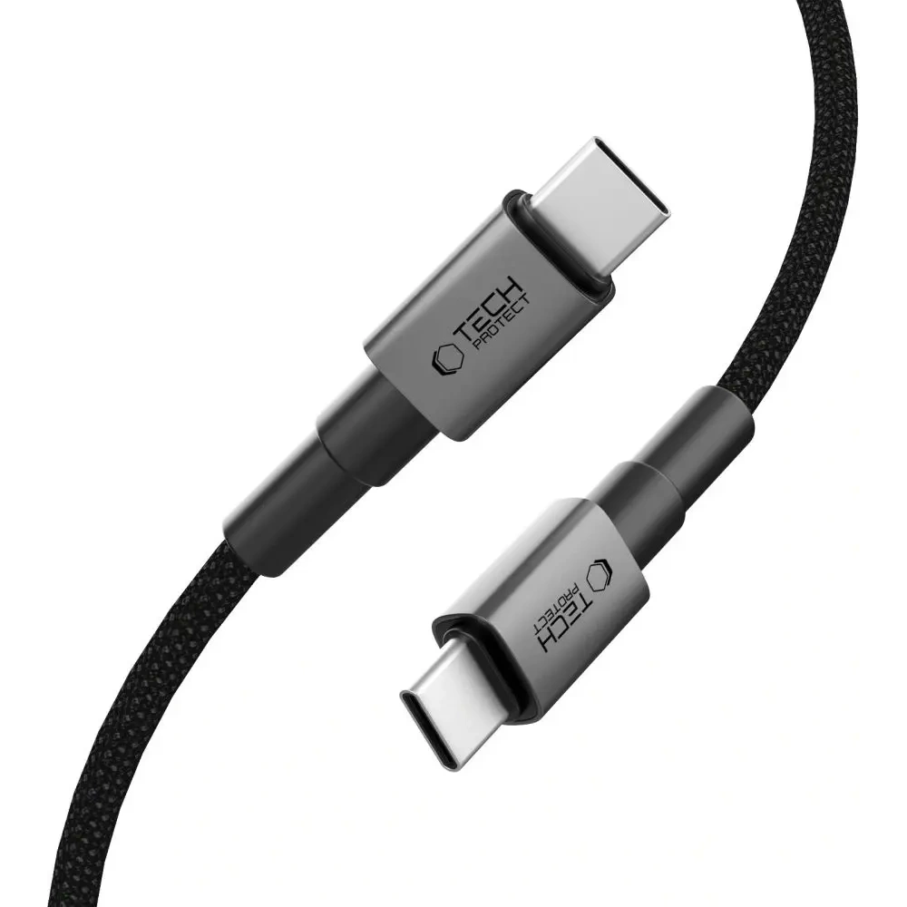 Kabel Tech-Protect Ultraboost DNA USB-C / USB-C Cable PD60W/3A 50cm Iron Grey