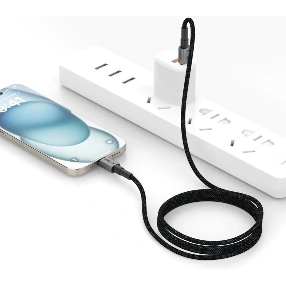 Kabel Tech-Protect Ultraboost DNA USB-C / USB-C Cable PD60W/3A 200cm Iron Grey