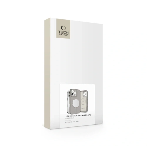 Kup Tech-Protect Flüssigsilikon MagSafe Apple iPhone 16 Pro Max Steingrau - THP3713 - {ean13} - Sklep Home Screen