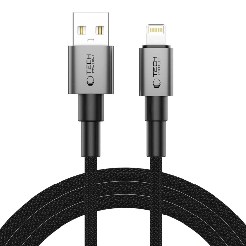 Kup Kabel Tech-Protect Ultraboost DNA USB-A / Lightning Kabel 15W/2.4A 200cm Iron Grey - THP3718 - {ean13} - Sklep Home Screen