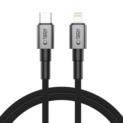 Kup Tech-Protect Cablu Ultraboost DNA USB-C / Lightning PD27W/3A 100cm Gri Fier - THP3719 - {ean13} - Sklep Home Screen