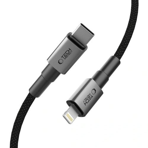 Kup Tech-Protect Cablu Ultraboost DNA USB-C / Lightning PD27W/3A 100cm Gri Fier - THP3719 - {ean13} - Sklep Home Screen
