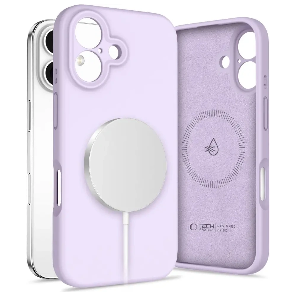 Etui Tech-Protect Liquid Silicone MagSafe Apple iPhone 16 Mauve