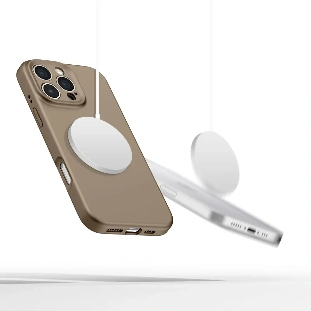 Etui Tech-Protect Liquid Silicone MagSafe Apple iPhone 16 Pro Chocolate Brown