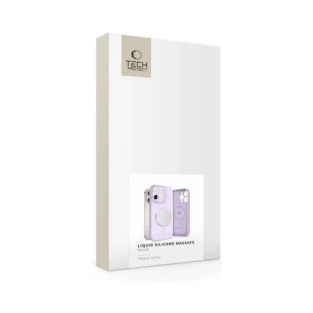Etui Tech-Protect Liquid Silicone MagSafe Apple iPhone 16 Pro Mauve