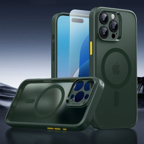 Kup Etui + szkło ESR Classic Pro Set Halolock MagSafe Apple iPhone 16 Pro Max Frosted Green - ESR882 - {ean13} - Sklep Home Screen