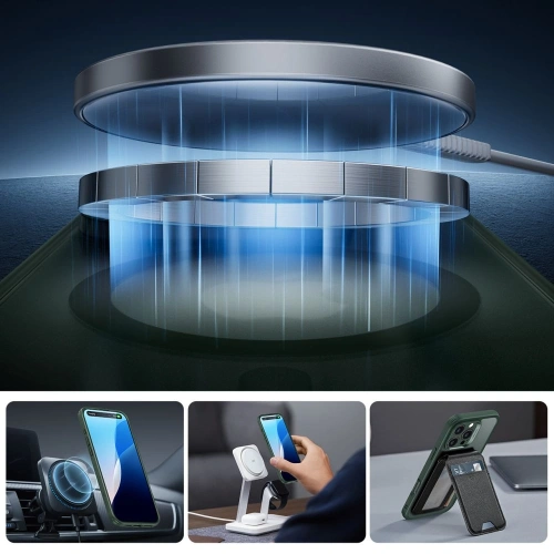 Kup ESR Classic Pro Set Halolock MagSafe Apple iPhone 16 Pro Max Frosted Green - ESR882 - {ean13} - Sklep Home Screen