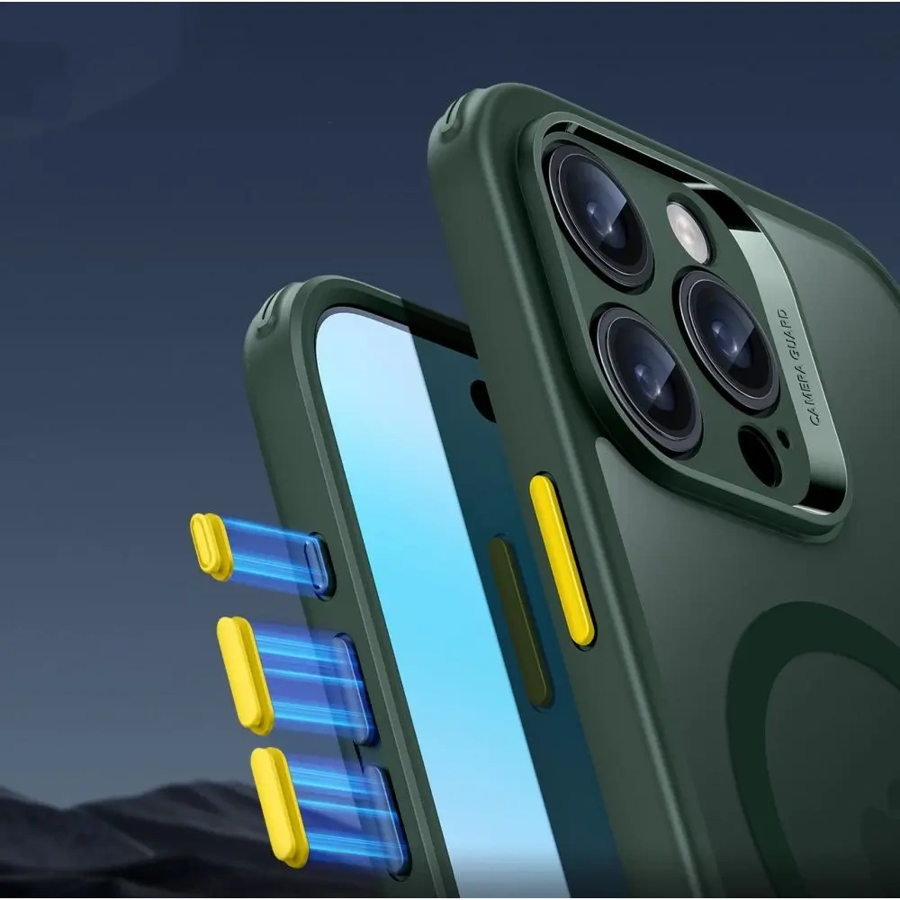 Etui + szkło  ESR Classic Pro Set Halolock MagSafe Apple iPhone 16 Pro Max Frosted Green