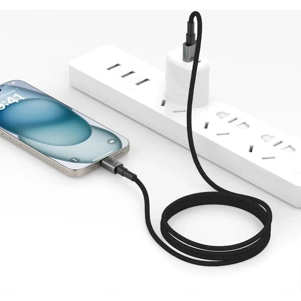 Kabel Tech-Protect Ultraboost DNA USB-A / USB-C Cable 15W/3A 300cm Iron Grey