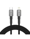 Kup Tech-Protect Ultraboost DNA USB-C / Lightning Kábel PD27W/3A 200cm Vas Szürke - THP3730 - {ean13} - Sklep Home Screen