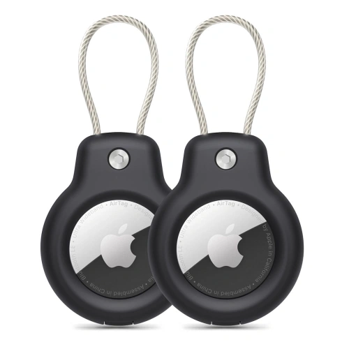 Buy Tech-Protect Rough Vein Apple Airtag Black [2 PACK] - THP3731 - {ean13} - Home Screen Store Europe