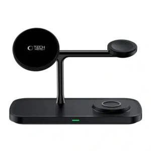 Kup Ładowarka bezprzewodowa Tech-Protect QI15W-A45 3in1 Magnetic MagSafe Wireless Charger Black - THP3732 - {ean13} - Sklep Home Screen