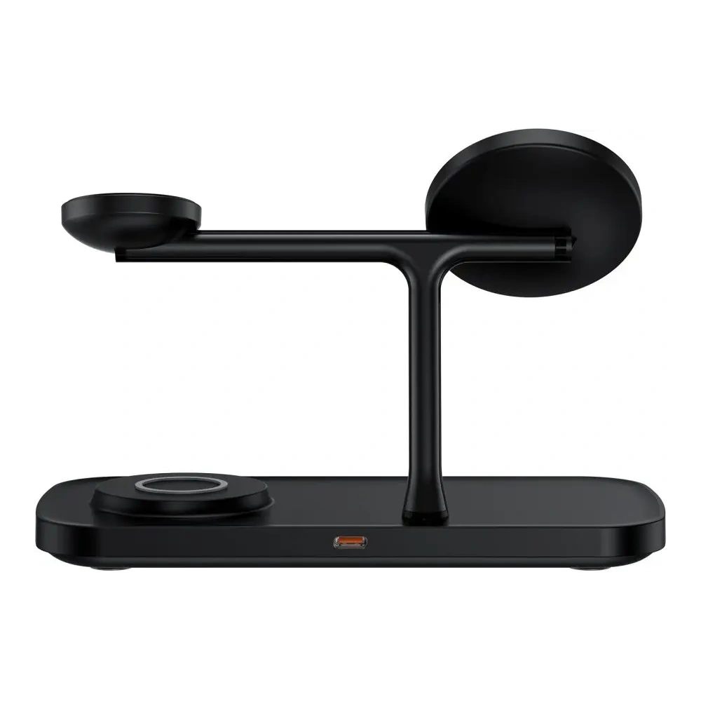 Ładowarka bezprzewodowa Tech-Protect QI15W-A45 3in1 Magnetic MagSafe Wireless Charger Black