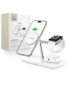 Tech-Protect QI15W-A45 3in1 Magnetic MagSafe Wireless Charger White