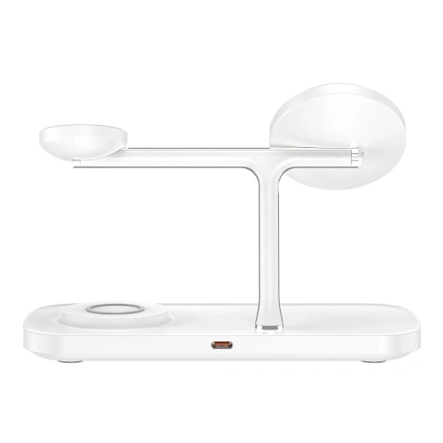 Kup Bezdrátová nabíječka Tech-Protect QI15W-A45 3in1 Magnetic MagSafe Wireless Charger Bílá - THP3733 - {ean13} - Sklep Home Screen