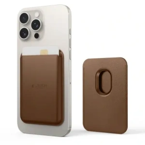 Buy Tech-Protect MagWallet MagSafe Universal Magnetic Card Holder Brown - THP3736 - {ean13} - Home Screen Store Europe