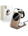Tech-Protect QI15W-A42 3in1 Magnetic Încărcător Wireless MagSafe Aur Desert