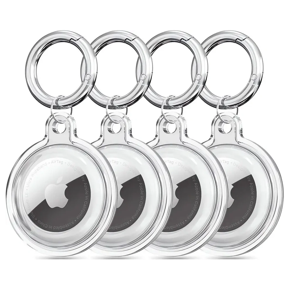 Etui Tech-Protect Icon Apple AirTag Clear [4 PACK]