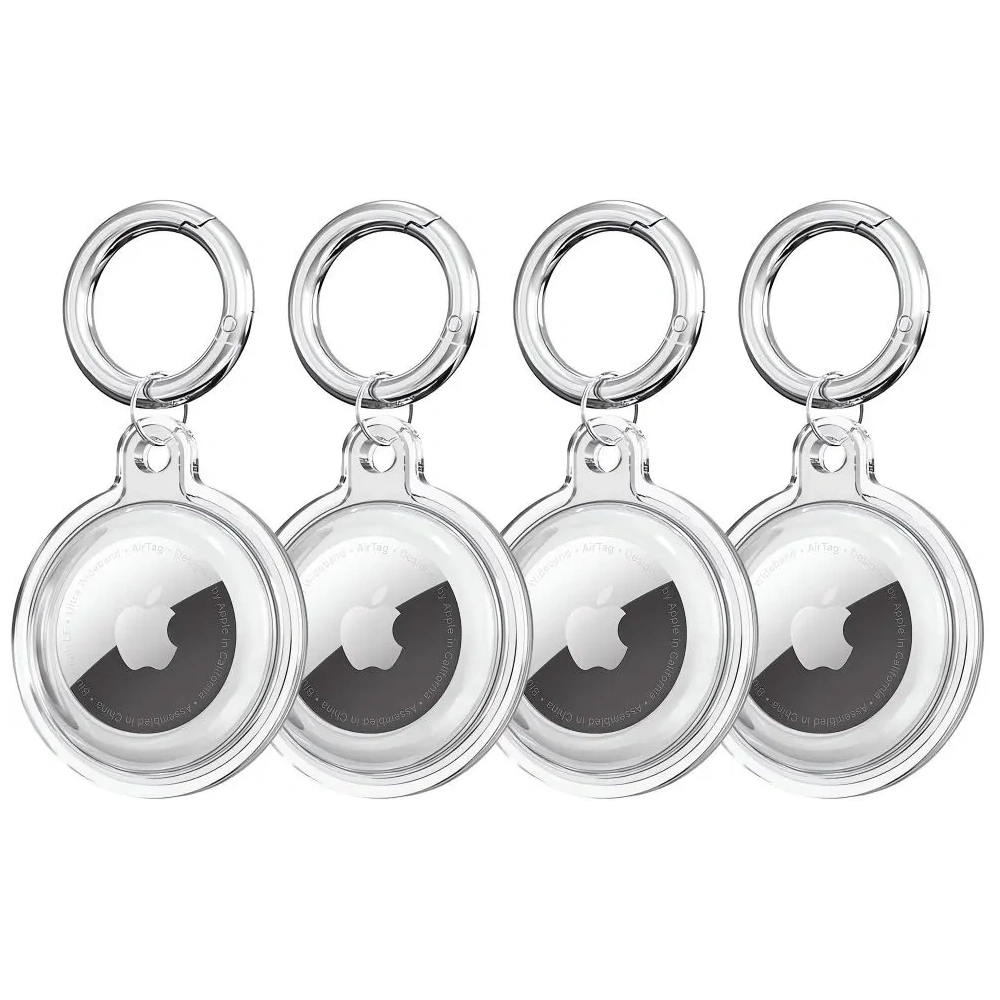 Etui Tech-Protect Icon Apple AirTag Clear [4 PACK]