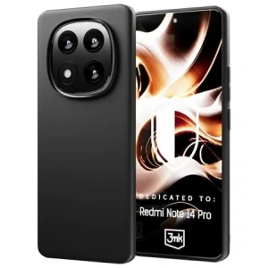 Kup 3MK Carcasă Matt Xiaomi Redmi Note 14 Pro negru - 3MK15883 - {ean13} - Sklep Home Screen