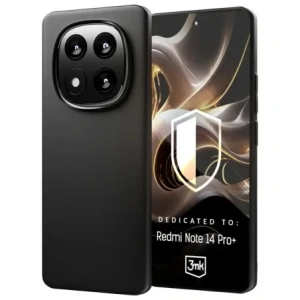Kup 3MK Carcasă Matt Xiaomi Redmi Note 14 Pro+ Plus negru - 3MK15884 - {ean13} - Sklep Home Screen