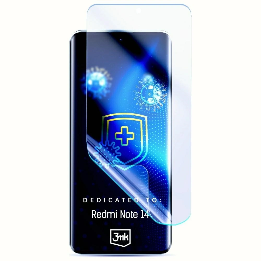 Antymikrobowa folia ochronna 3MK SilverProtect+ Xiaomi Redmi Note 14 5G