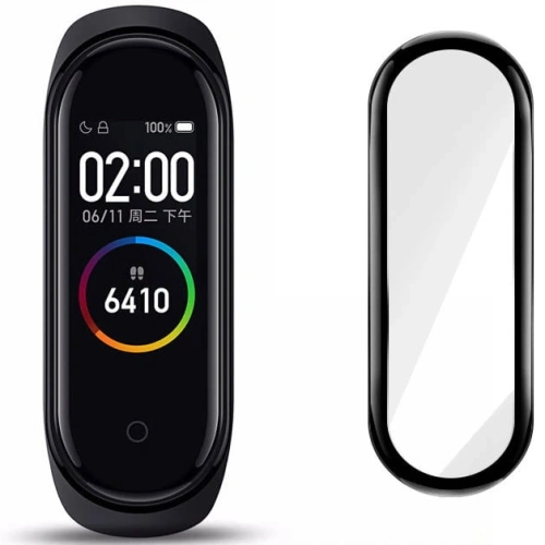 Kup Szkło hartowane Bizon Glass Edge do Xiaomi Mi Band 6 / 5 czarne - BIZ8049 - {ean13} - Sklep Home Screen
