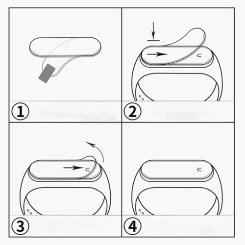 Kup Szkło hartowane Bizon Glass Edge do Xiaomi Mi Band 6 / 5 czarne - BIZ8049 - {ean13} - Sklep Home Screen