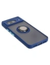 Kup Etui z uchwytem na palec Bizon Case Hybrid Ring do Google Pixel 8 przydymione z granatową ramką - BIZ8052 - {ean13} - Sklep Home Screen