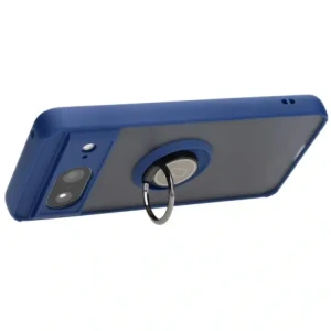 Kup Bizon Case Hybrid Ring Google Pixel 8 rauchig mit einem navyblauen Rahmen - BIZ8052 - {ean13} - Sklep Home Screen