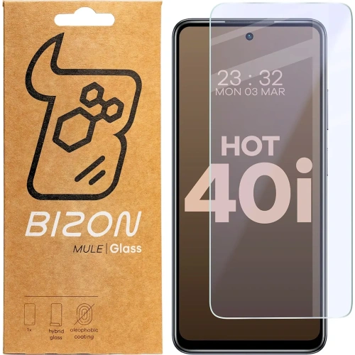 Kup Elastické hybridní sklo Bizon Glass Mule pro Infinix Hot 40i - BIZ8056 - {ean13} - Sklep Home Screen