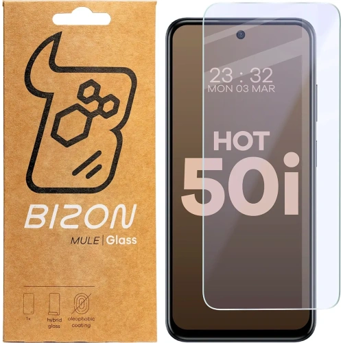 Kup Elastické hybridní sklo Bizon Glass Mule pro Infinix Hot 50i - BIZ8058 - {ean13} - Sklep Home Screen