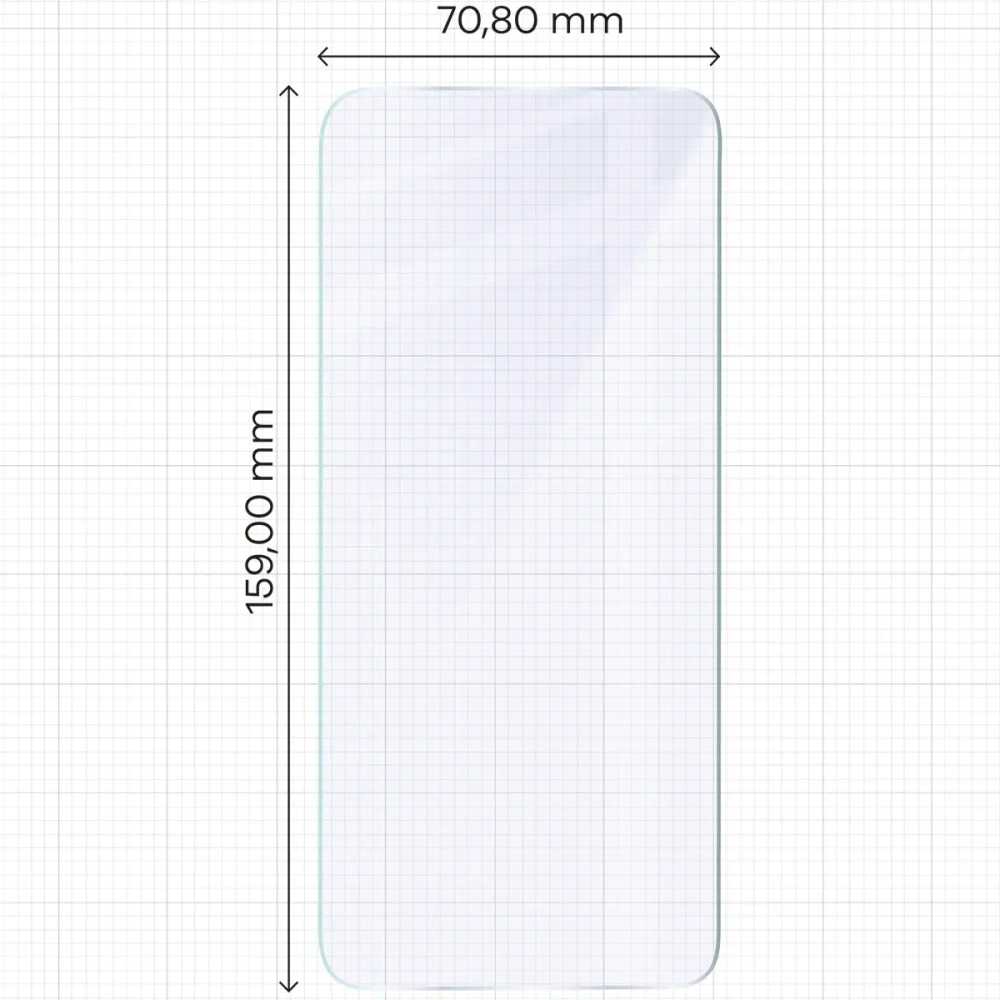 Elastyczne szkło hybrydowe Bizon Glass Mule do Infinix Hot 50i