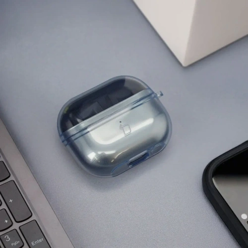 Kup Elastyczne etui z karabińczykiem Bizon Case Headphone Clear do Samsung Galaxy Buds 3/3 Pro przeźroczysto-niebieskie - BIZ8063 - {ean13} - Sklep Home Screen